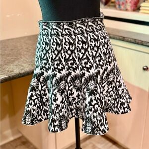 Lucy Paris Black and White Mini Skirt